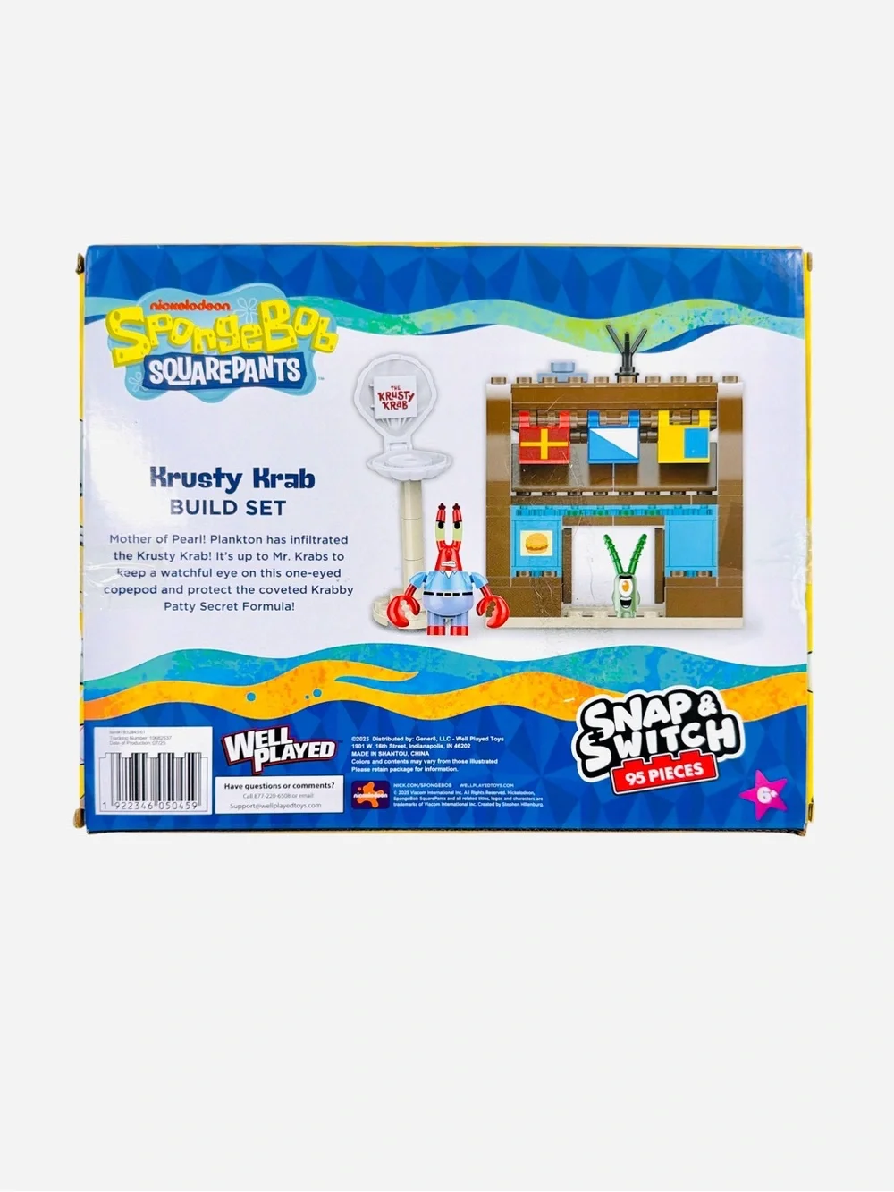 SpongeBob SquarePants Krusty Krab Snap & Switch Construction Set (95 Pieces)